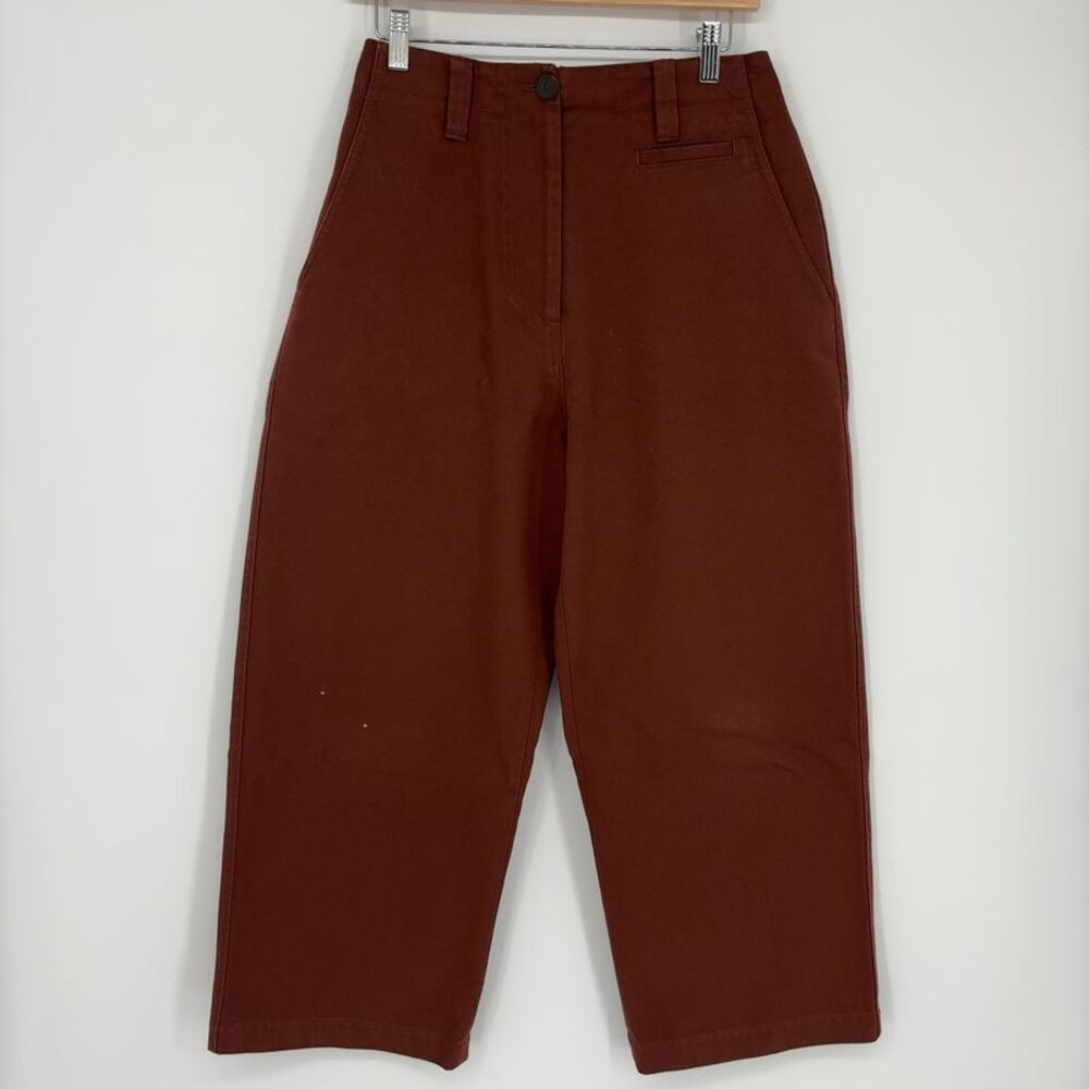 Studio Nicholson Cropped Wide Leg Trouser